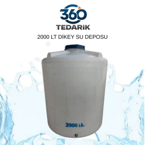 2 Tonluk Plastik (POLİETİLEN)  Su Deposu