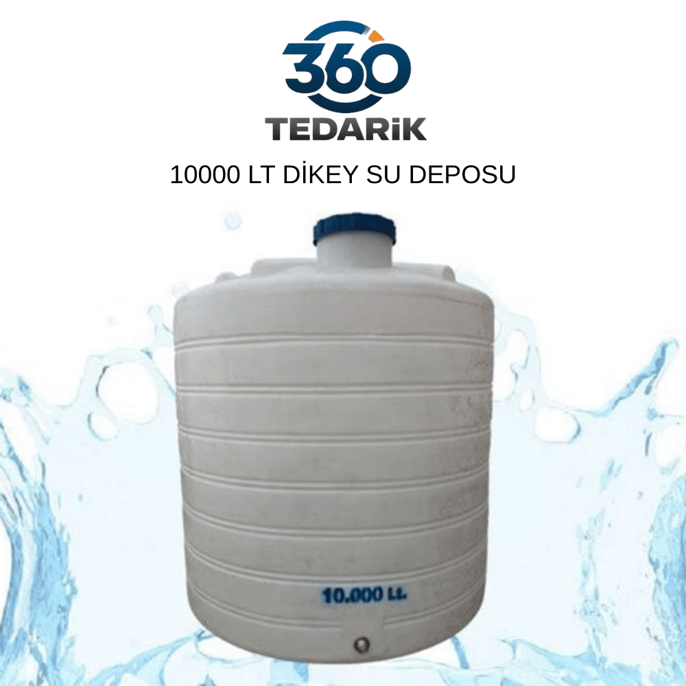 10 Tonluk Plastik (POLİETİLEN)  Su Deposu