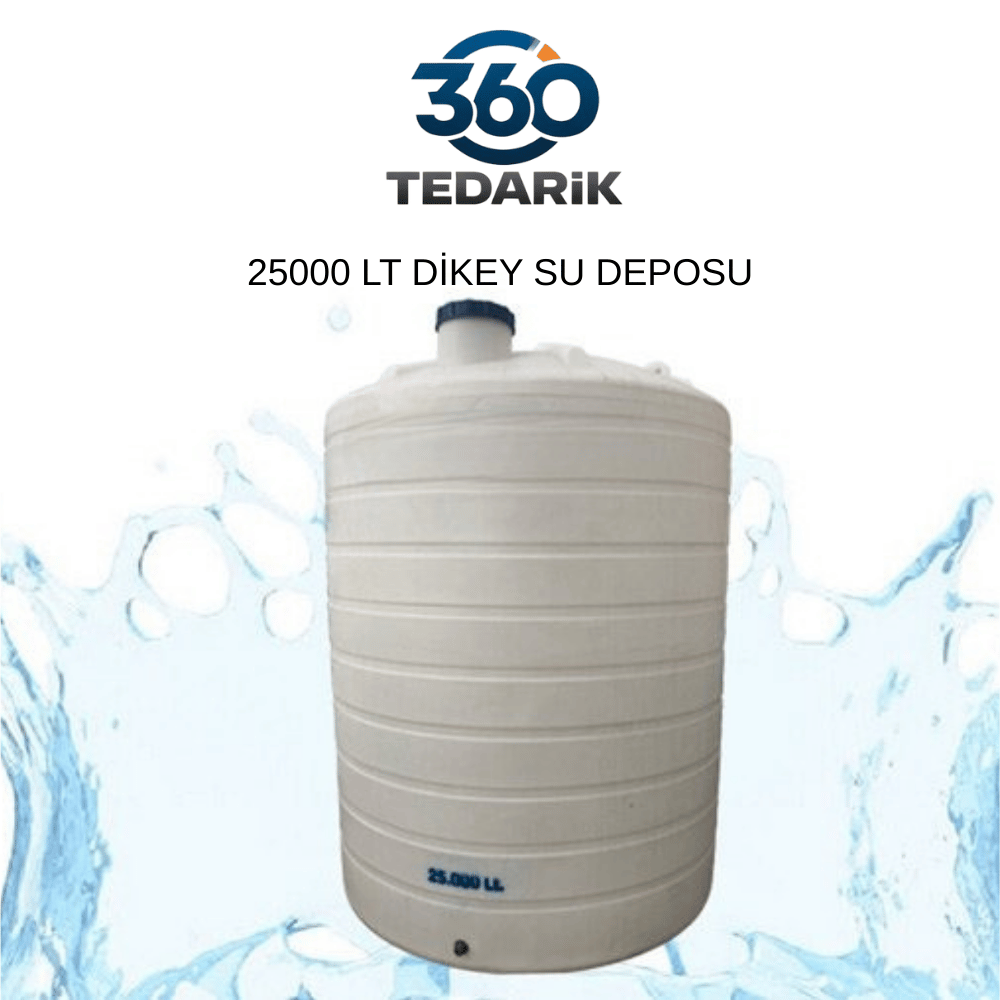 25 Tonluk Plastik (POLİETİLEN)  Su Deposu